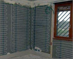 Struttura impianto a parete ECOwall