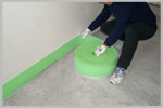 installazione banda permitrale per sistema ribassato