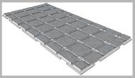 Pannello isolante per sistema radiante ribassato Pannello isolante per sistema radiante ribassato