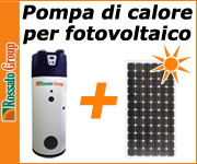 Pompa di calore per pannelli solari