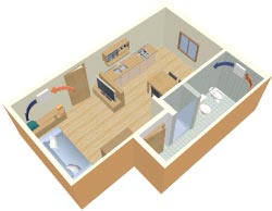 ventilazione per abitazione singola o monolocale