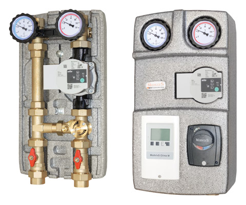 Gruppo pompaggio miscelato centralina