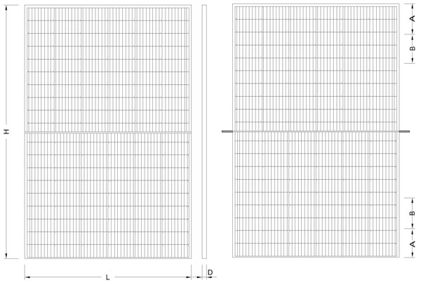Dim Pannello Top Con 440W