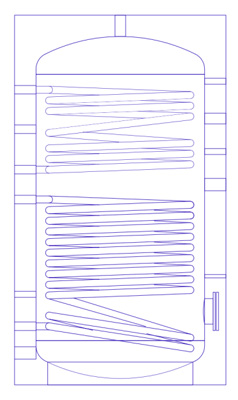 Serbatoio doppio serpentino