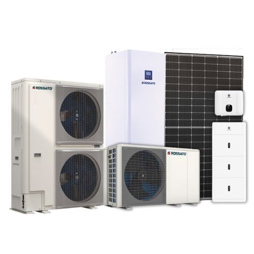Fotovoltaico con batteria di accumulo e pompe di calore Rossato