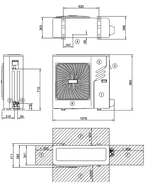 Dimensional units Inverter IN External 08