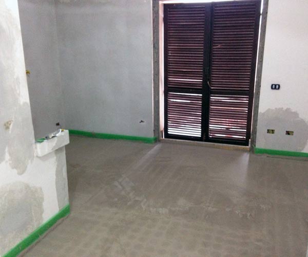 pavimento radiante massetto finito
