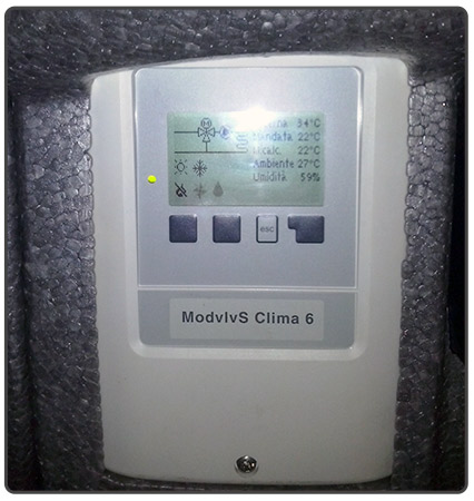 centralina radiante su gruppo