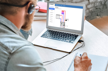 Gestione remota impianto termoregolazione
