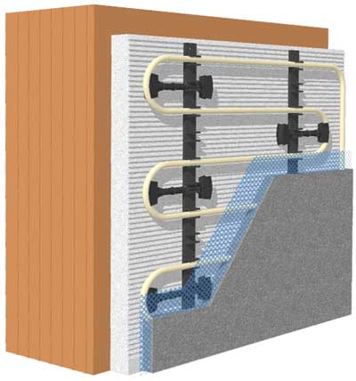 wall radiant system ecowall FIT
