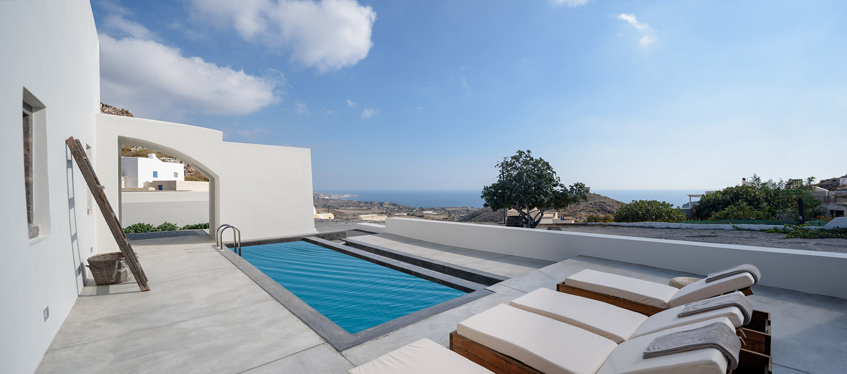 impianto acqua sanitaria Santorini